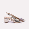 amabel womens gold bridal pumps