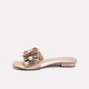 Amethyst Gold Fancy Slippers for women