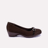 arden womens brown casual court shoes