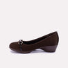 arden brown casual court shoes for women