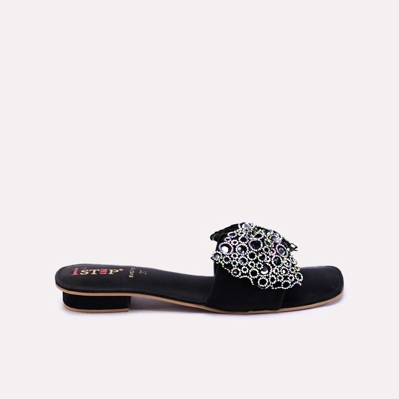 Ariadne women Black Fancy Slippers