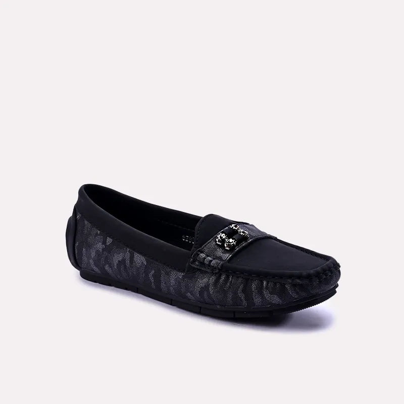 arina black casual pumps