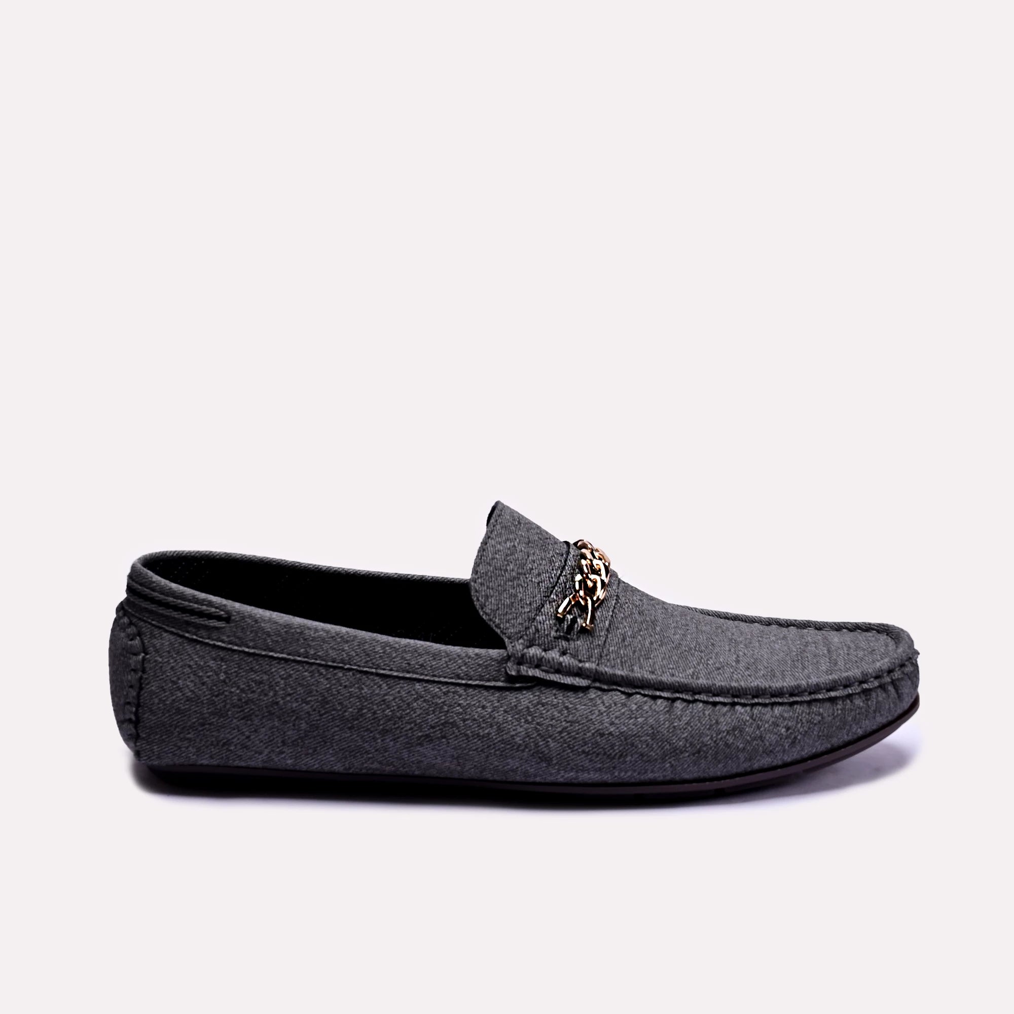 Arron Gray Chain Loafers 0130785