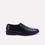 ashby black slip on dress shoes