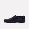 ashby mens black slip on dress shoes