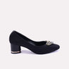 astrid womens black fancy court shoes