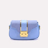 aura blue luxury handbag