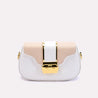 aura white luxury handbag