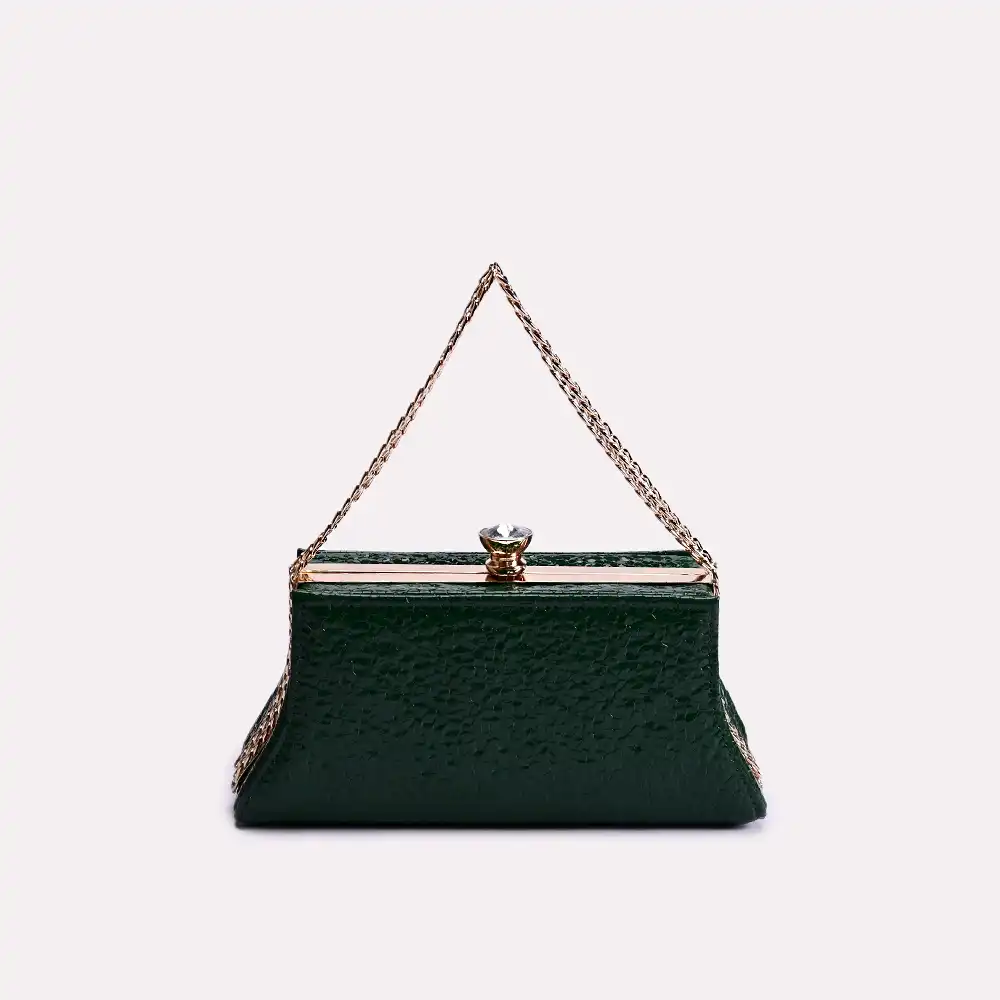 ava green clutch back