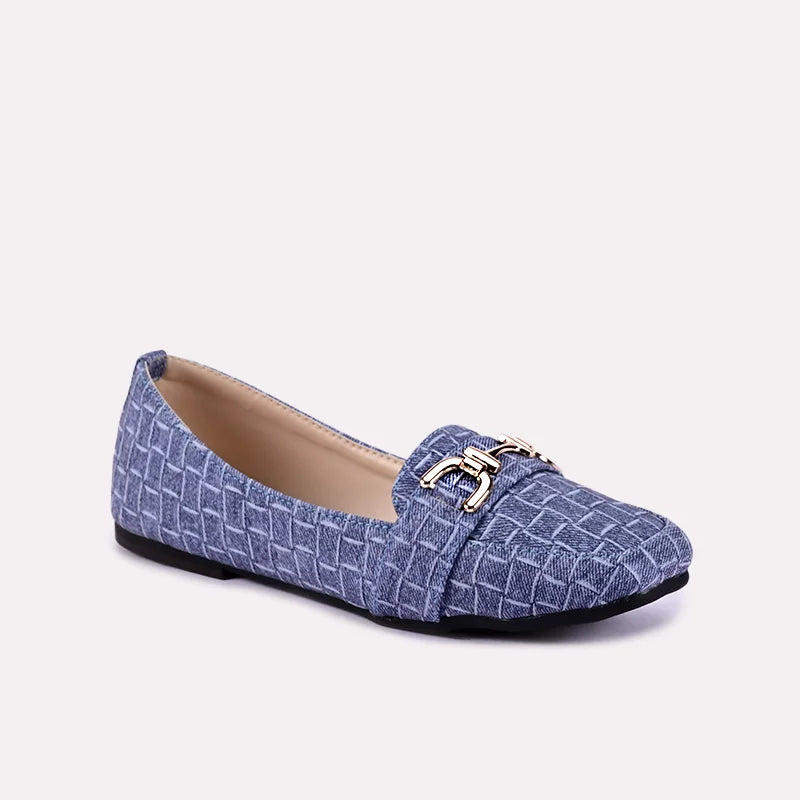 aveline blue casual pumps