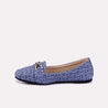 aveline blue casual pumps for women