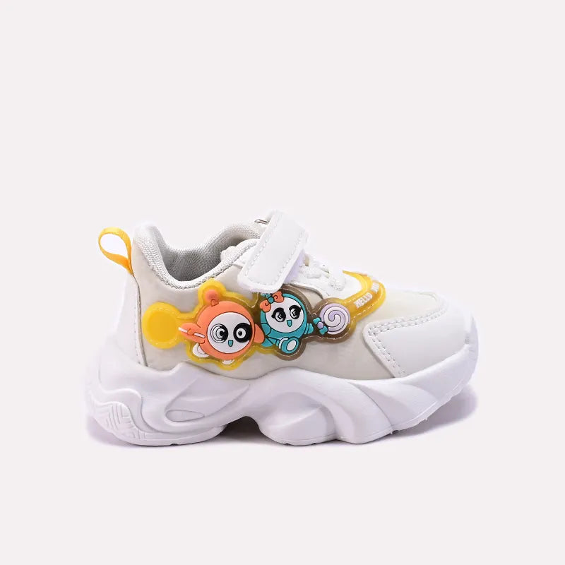 Baba White Jogger Shoes 0650619