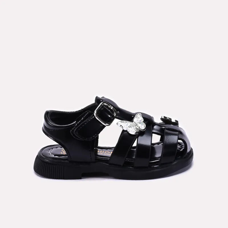 Baby Black Casual Sandal 0721040