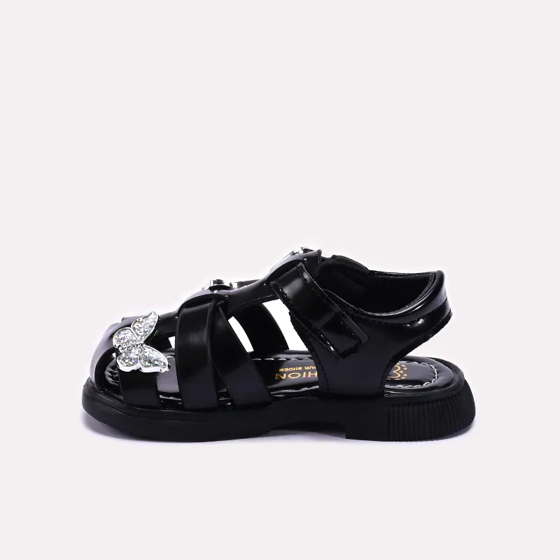 Baby Black Casual Sandal 0721040