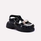 Baby Black Casual Sandal 0721043