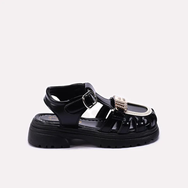 Baby Black Casual Sandal 0721043