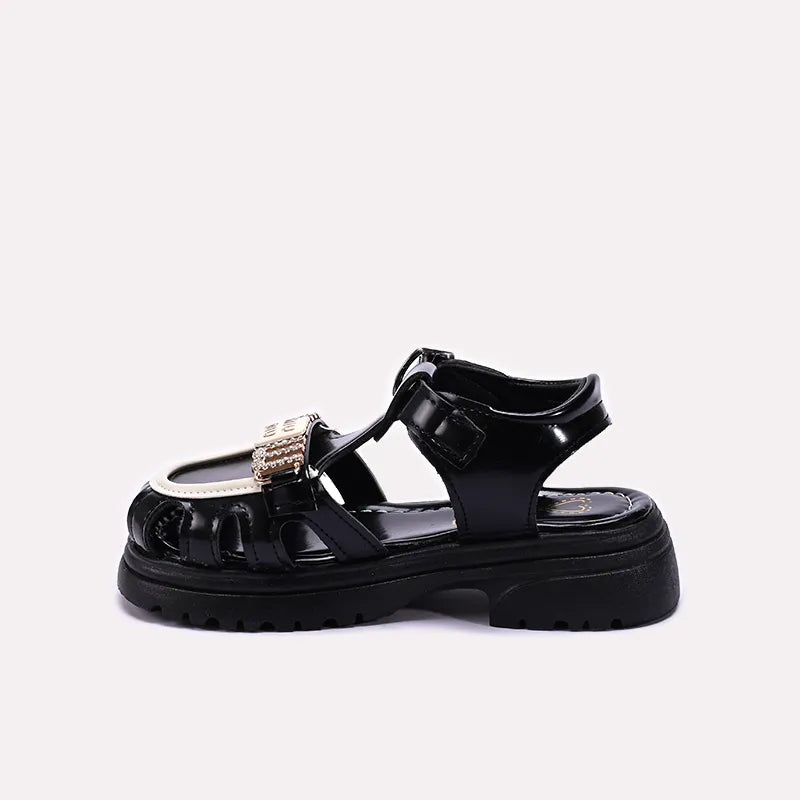 Baby Black Casual Sandal 0721043