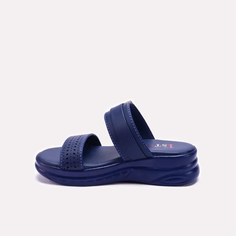 Baby Blue Casual Slippers