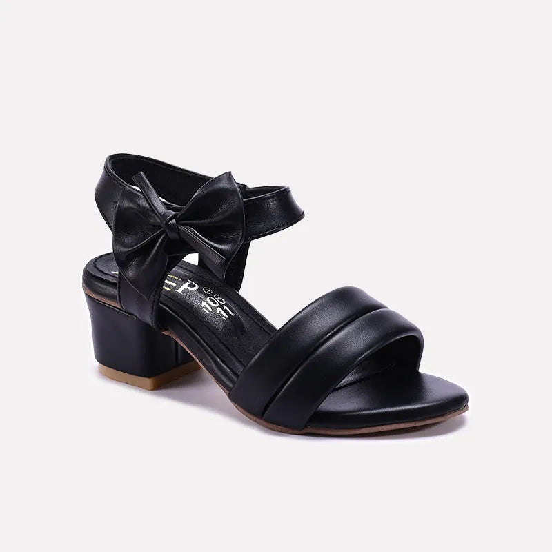 Baby Girls Black Sandals