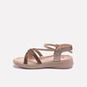 Gold Casual Sandals for Baby Girls