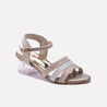 baby girls gold sandals