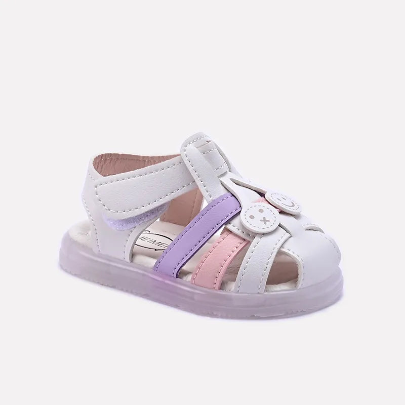 Baby Girls White Cute Sandals