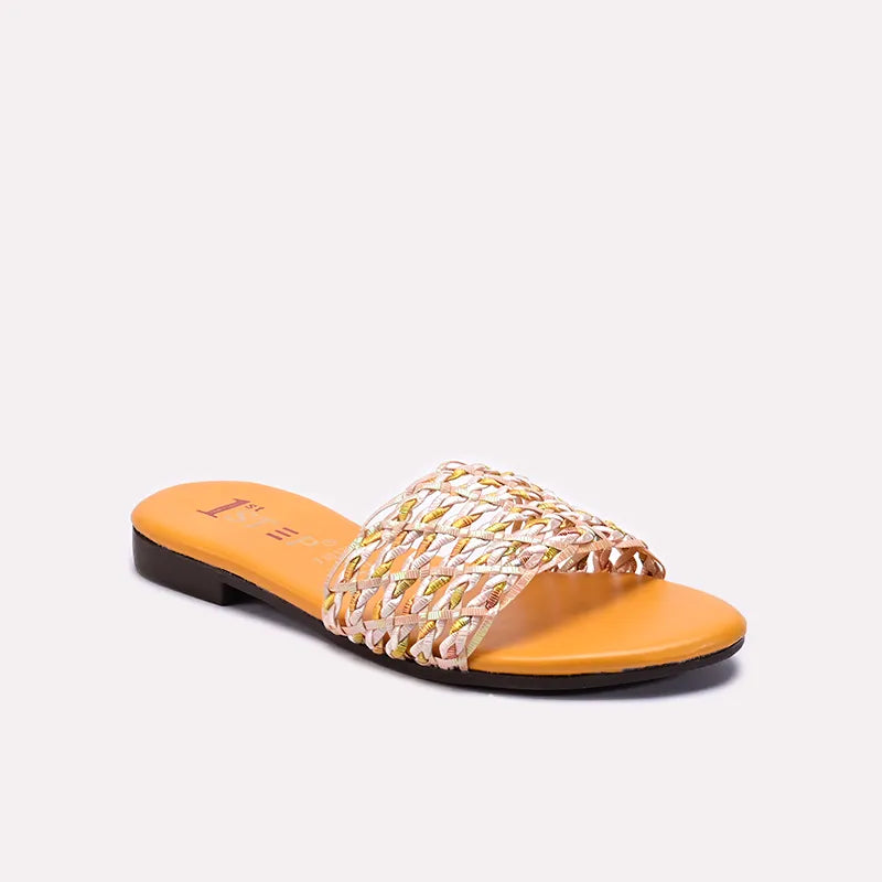 Yellow Casual Slippers