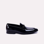 barrett mens black glossy slip on dress shoes