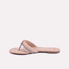 beatrix peach flat slippers for women