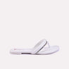 beatrix women white flat slippers