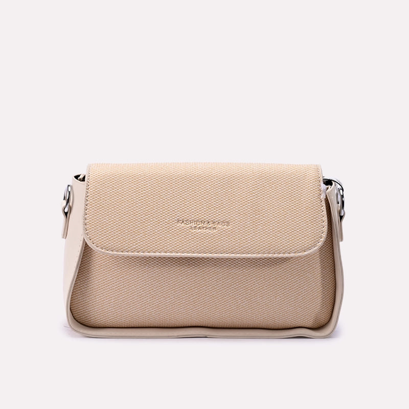Beige Casual Hand Bags 0321983