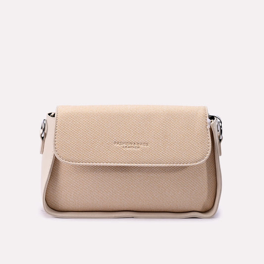 Beige Casual Hand Bags 0321983