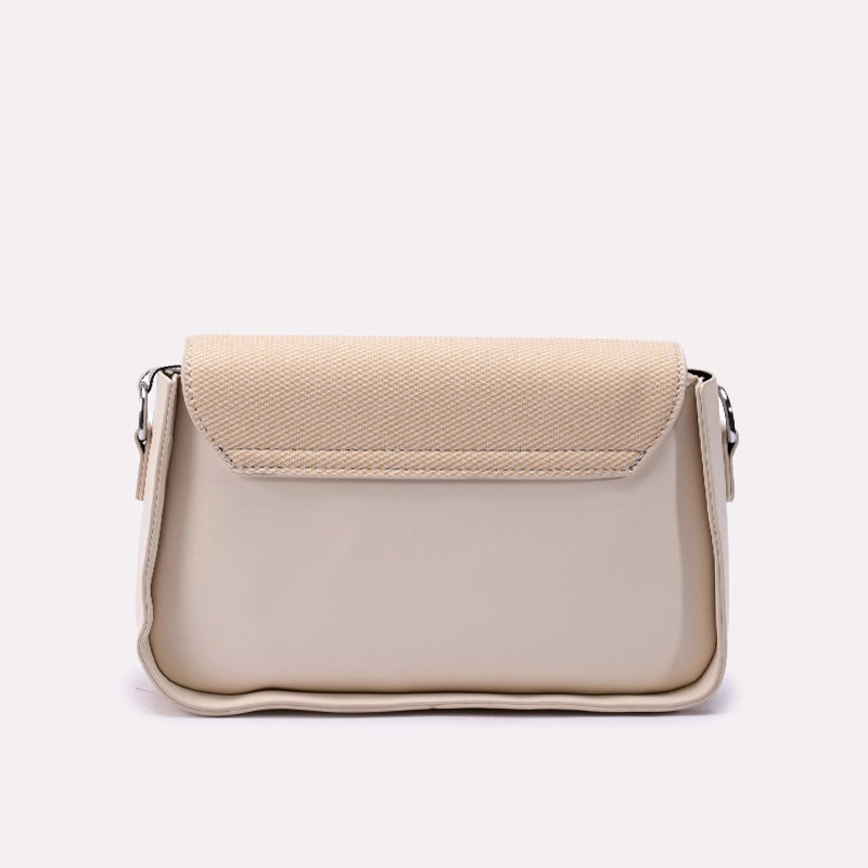 Beige Casual Hand Bags 0321983