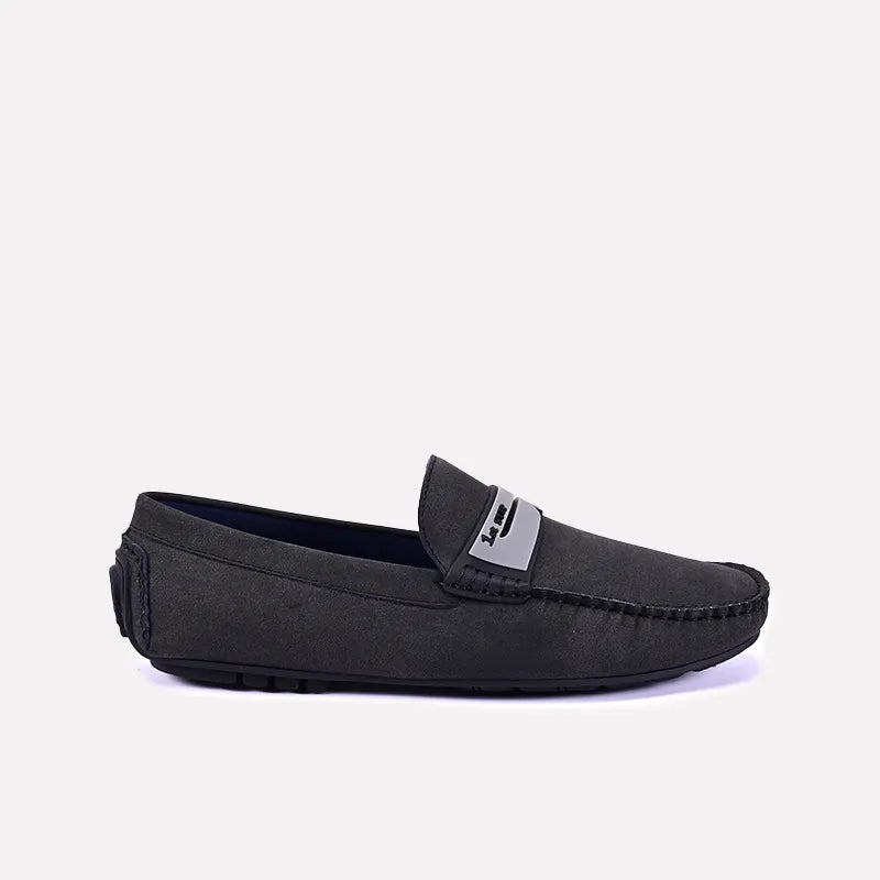 benedict men black penny loafers