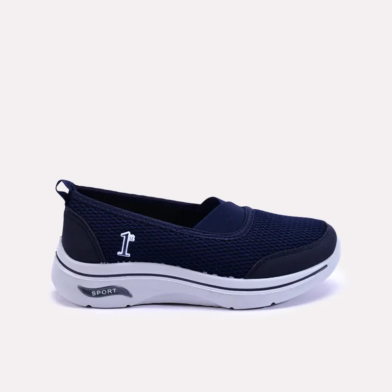 benedicta womens blue slip on sneakers