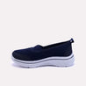 benedicta blue slip on sneakers for women