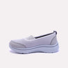 benedicta gray slip on sneakers for women