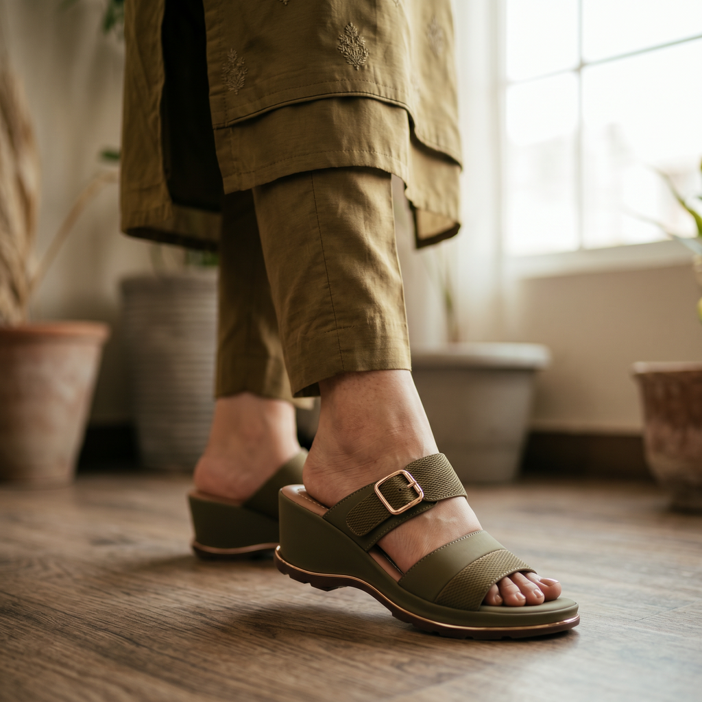 Casual Slipper Green 0414072