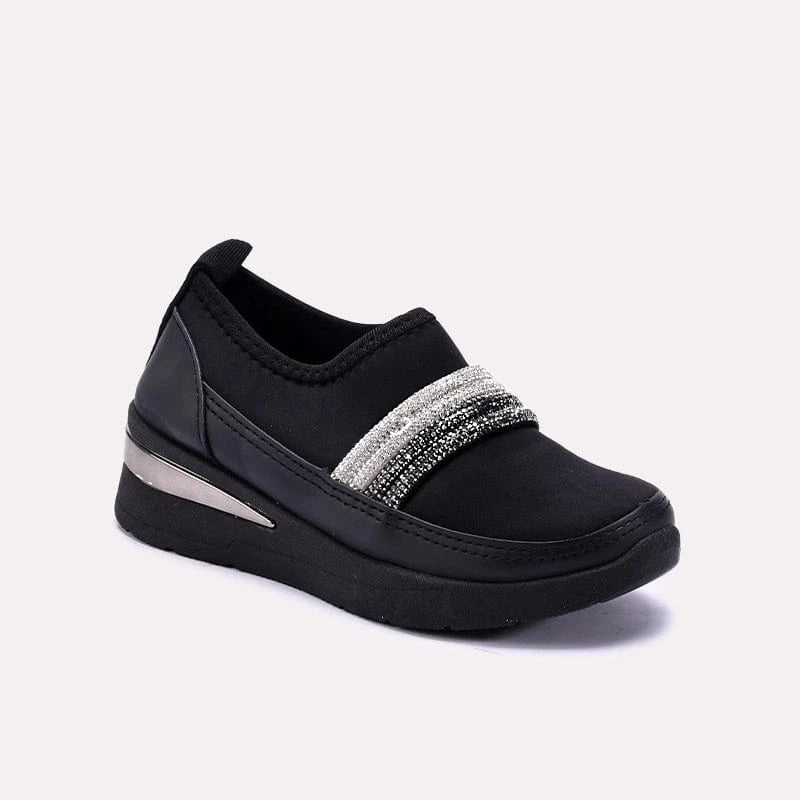 black baby fancy sneakers