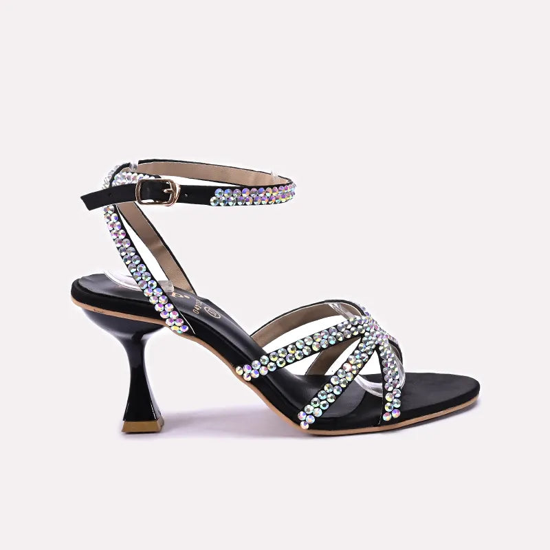 Black Bridal Sandals 0421329