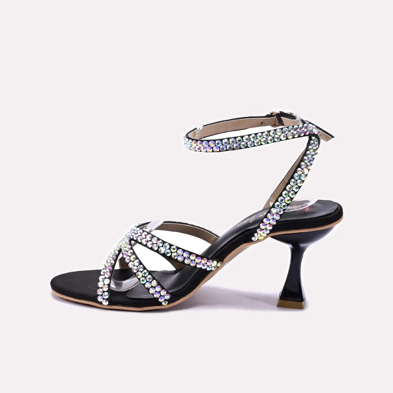 Black Bridal Sandals 0421329