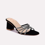 Black Bridal Slippers 0411641