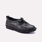 Black Casual Boat Shoes