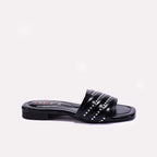 Black Casual Flat Slippers 0413185