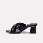 Black Casual Heel Slippers 0413390