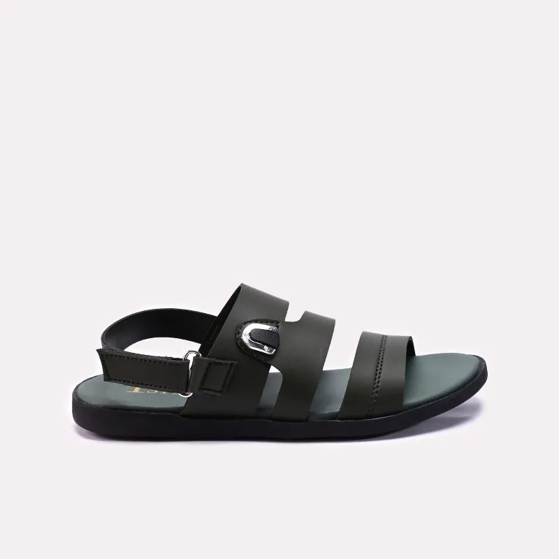 Mens Black Casual Sandals
