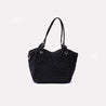Womens Black Casual Shoulder Bag
