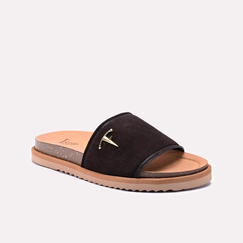 Black Casual Slippers