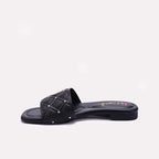 Black Casual Slippers for Women