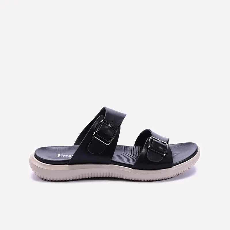 Black Casual Slippers Men 0151066